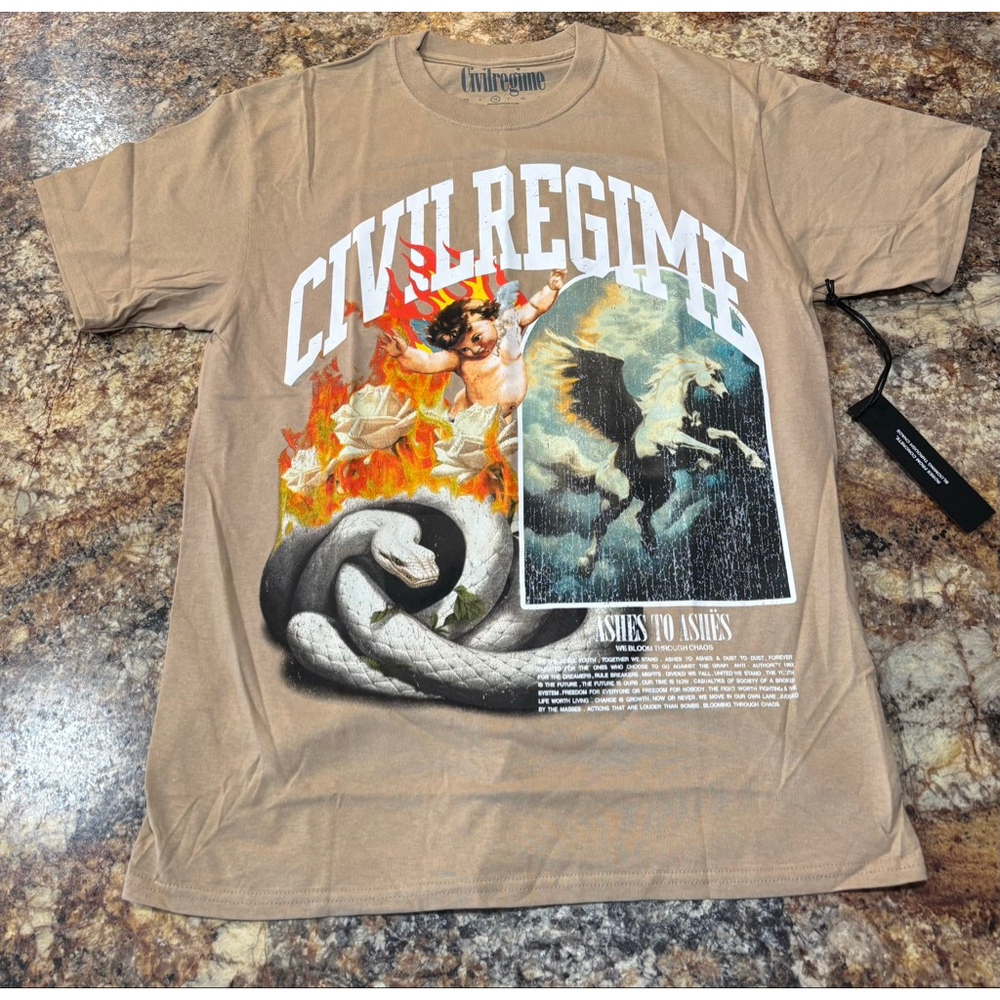 Civil Regime “Ashes to Ashes” Graphic T-Shirt